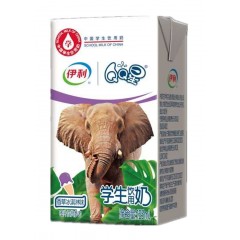伊利学生饮用奶香草冰淇淋125ml*36盒/箱