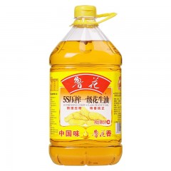 鲁花5S一级压榨花生油5L/桶