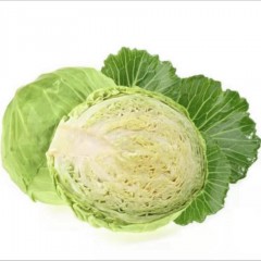 甘蓝松散翠绿直径约10-20厘米带2-3片毛叶 10斤/袋