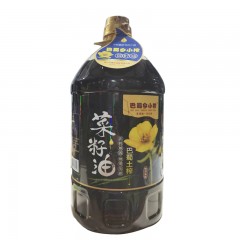巴蜀乡小榨 巴蜀土榨菜籽油 非转基因 5L/桶