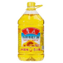 鲁花 压榨葵花仁油 5L/桶