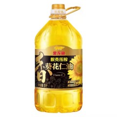 金龙鱼 脱壳压榨葵花仁油 5L/桶