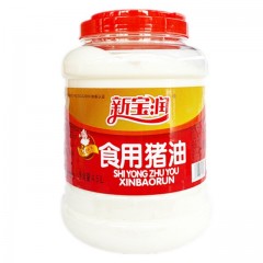 新宝润 食用猪油 4.5L/桶