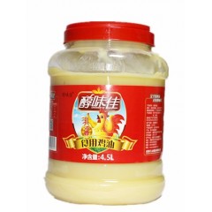 醇味佳 浓香食用鸡油 4.5L/桶