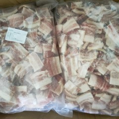 带皮五花肉片 20斤/箱